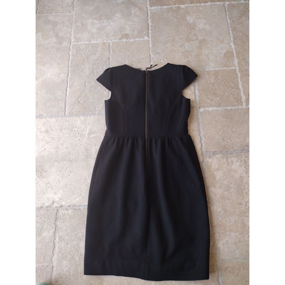 Taylor Dress Women 4 Black Cap Sleeve Lined Office Career Party Fit and Flare - Picture 5 of 8